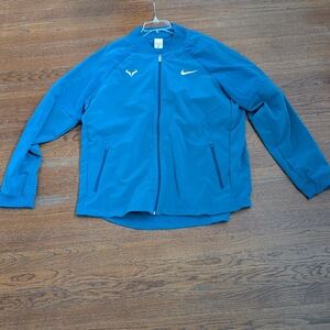 Nike Men's Size XXL Rafa Nadal Premier Dri-fit Blue Tennis Jacket - NWOT